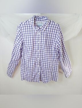 Columbia Omni-Shade Sun Protection Plaid Shirt Mens XL Long Sleeve
